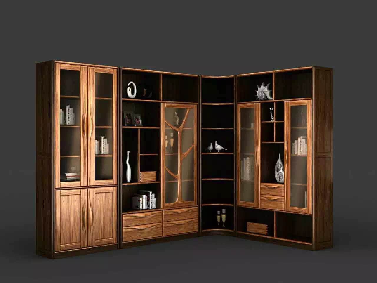 意利达简爱系列组合转角书柜