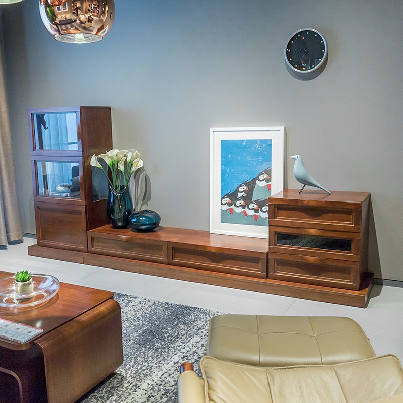 曲美 组合电视柜