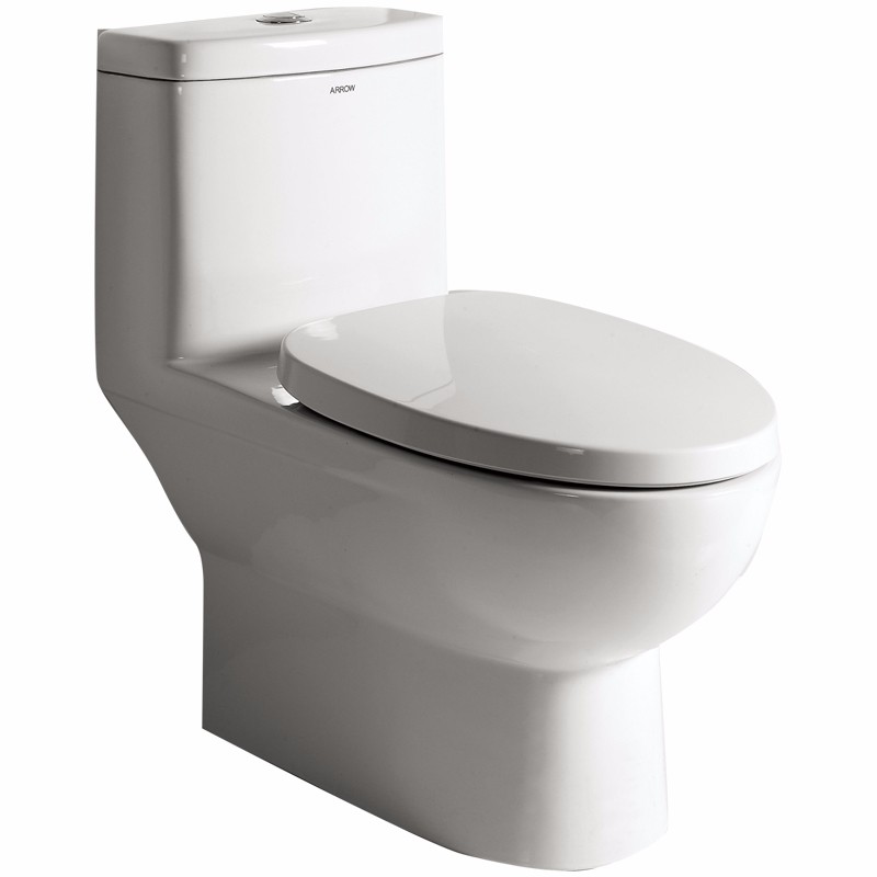 箭牌洁具 arrow 喷射虹吸式连体坐厕马桶坐便器节水型ab1116