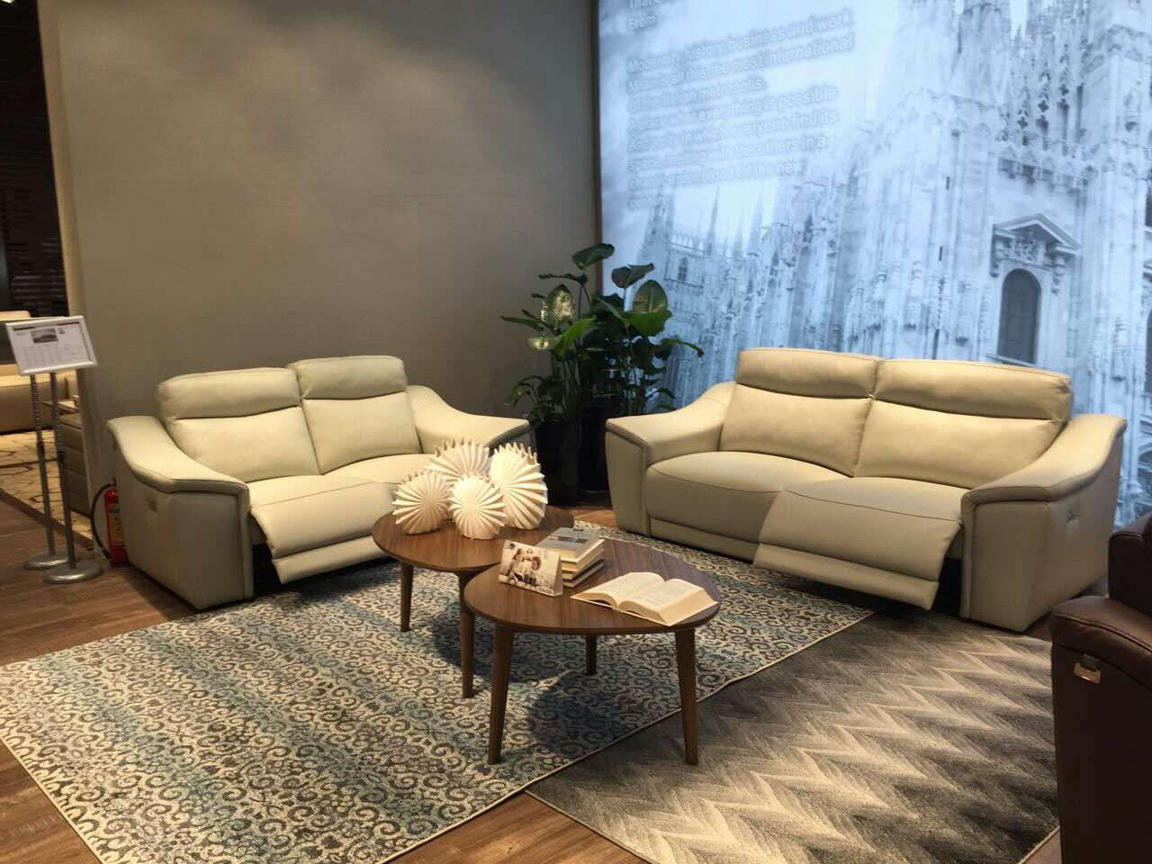 m&d现代功能3人位沙发 me27