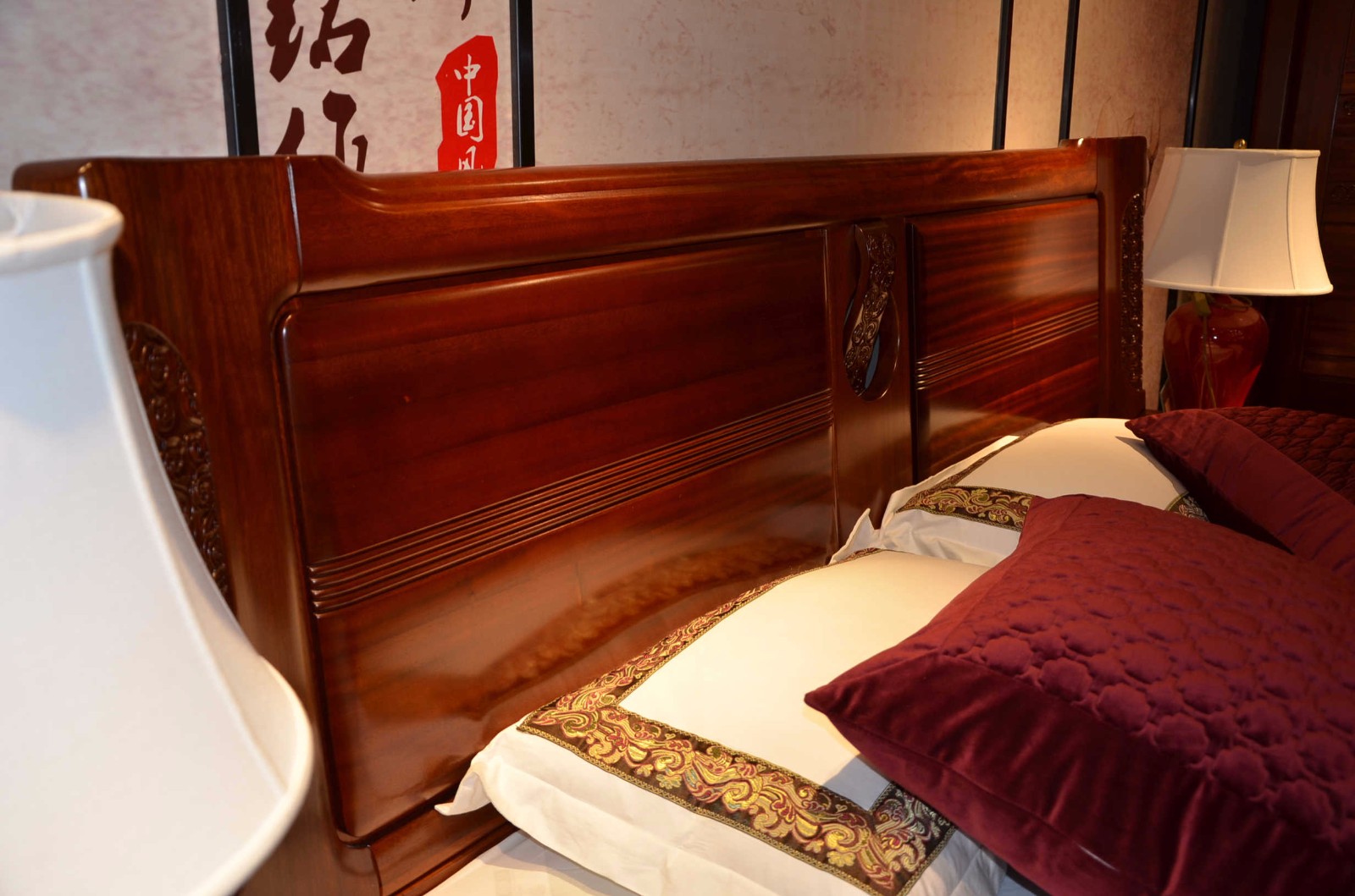 香柏年铭作e01床实木床现代中式床新中式床简约床促