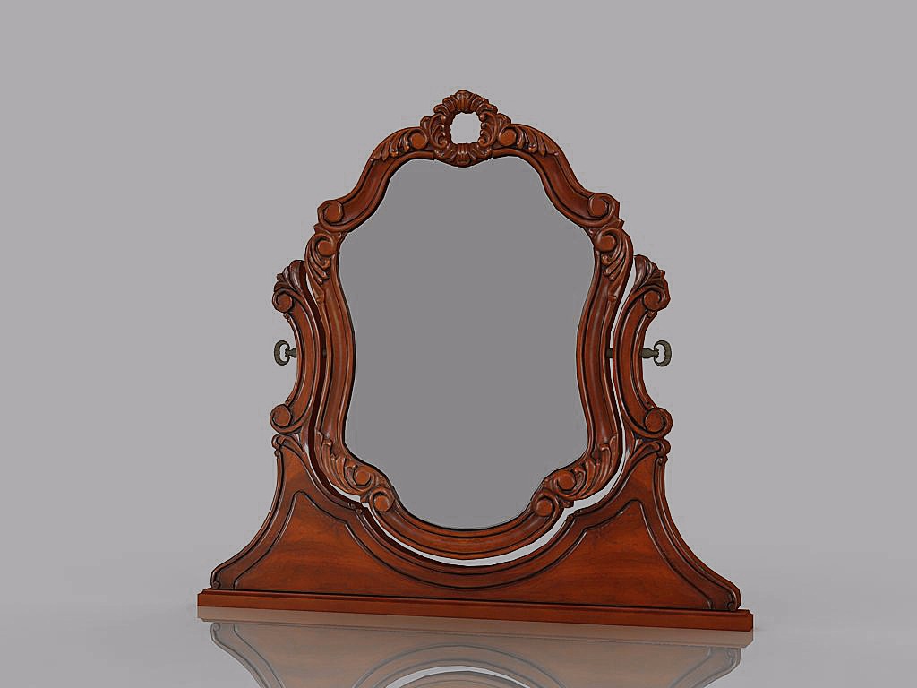 欧宜风 新古典 法式浪漫小梳妆镜-2