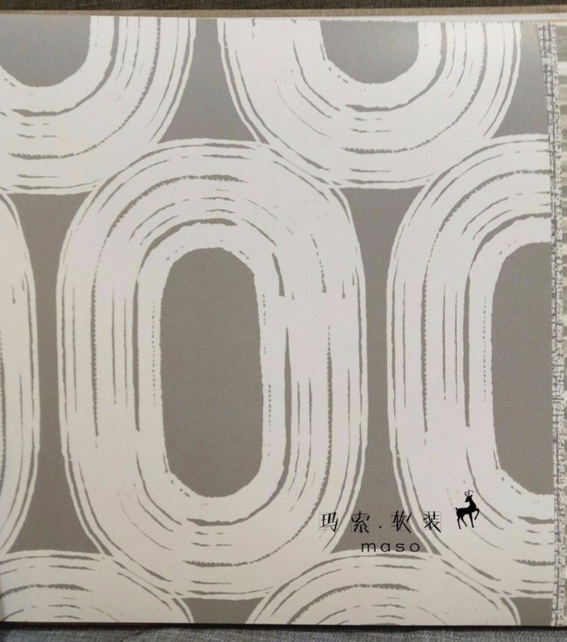 出品】纯纸墙壁纸 黑灰色 乱纹 竖条纹 7kw3系列