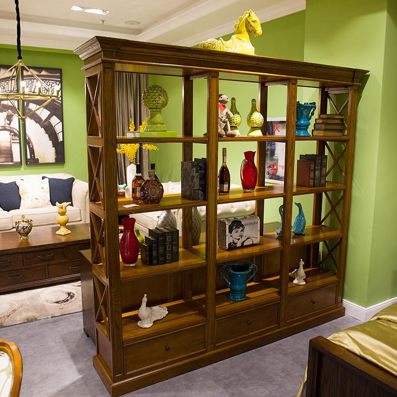 至美优品旧金山镂空书柜